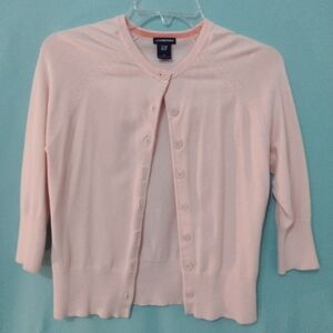 GAP Women's Pink Cardigan Sweater